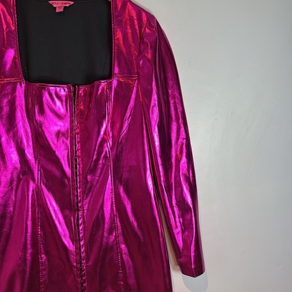 BETSEY JOHNSON Stacy Mini Dress Pink size large - Picture 5 of 12